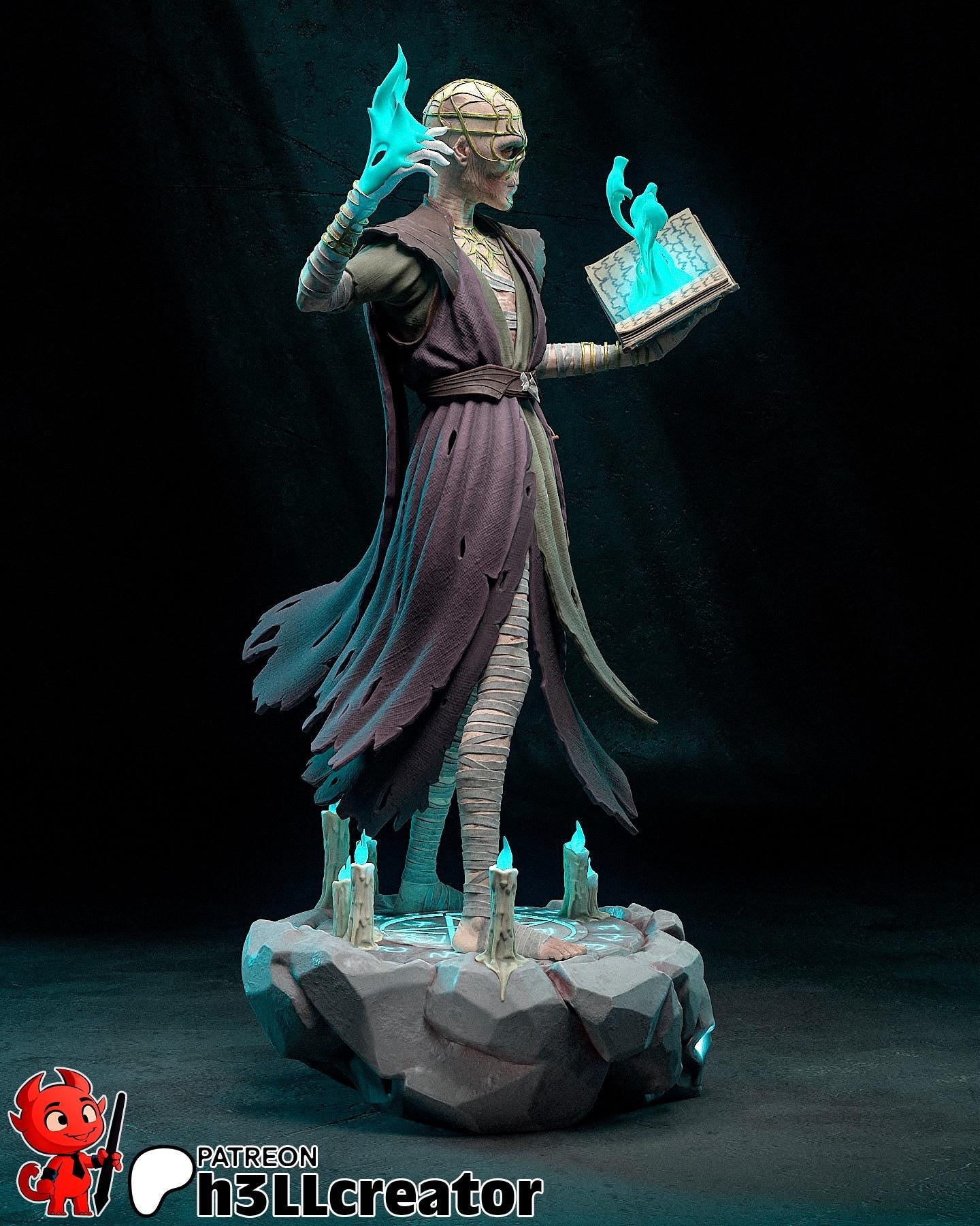 Withers (Unpainted) | Baldur’s Gate 3 | 1:12 Scale | Resin 3d printed Model | DIY kit