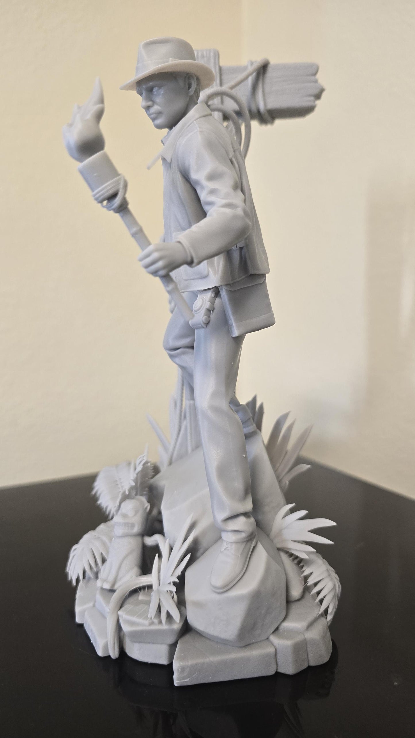 Indiana Jones (Unpainted) | Resin 3d printed Model | DIY kit