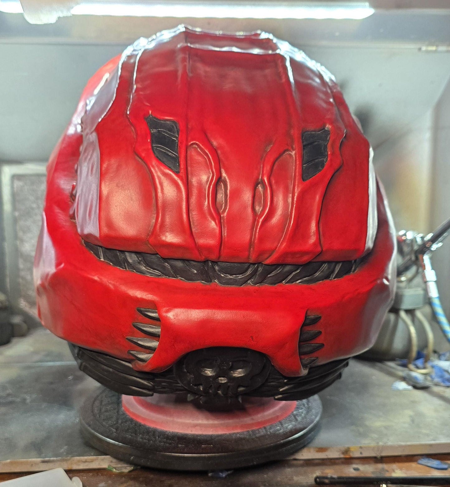 RED Halo Spartan Skull Helmet