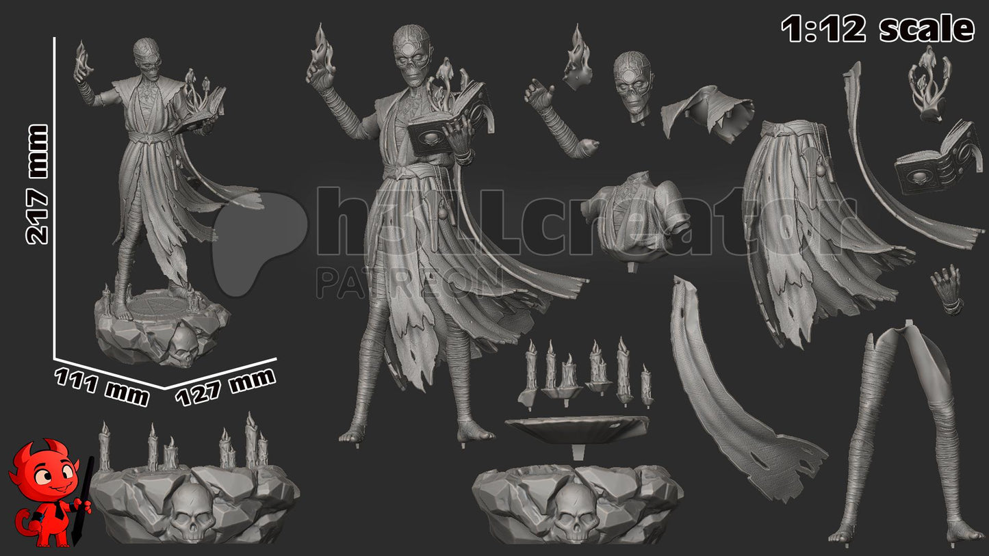 Withers (Unpainted) | Baldur’s Gate 3 | 1:12 Scale | Resin 3d printed Model | DIY kit