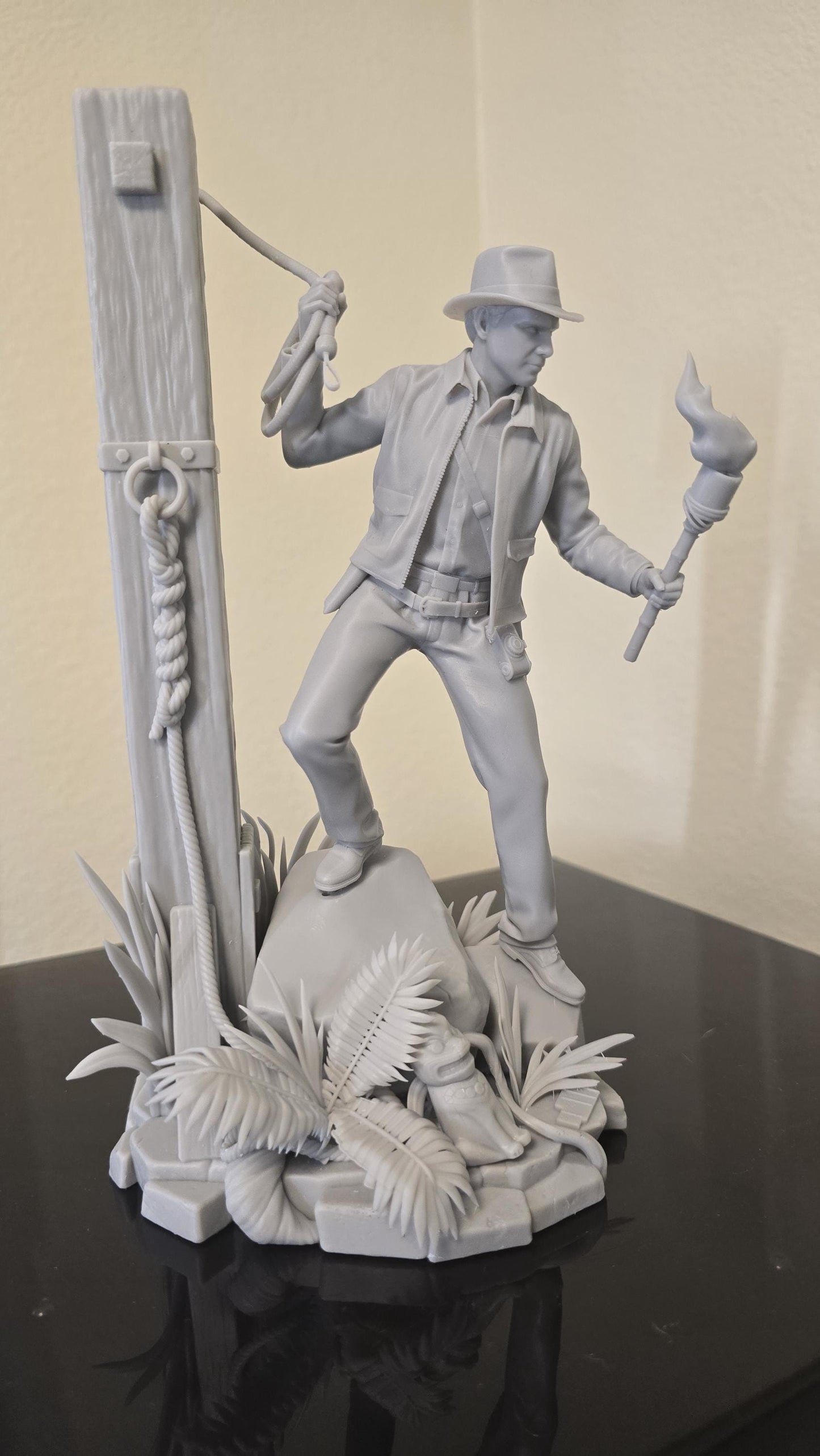 Indiana Jones (Unpainted) | Resin 3d printed Model | DIY kit