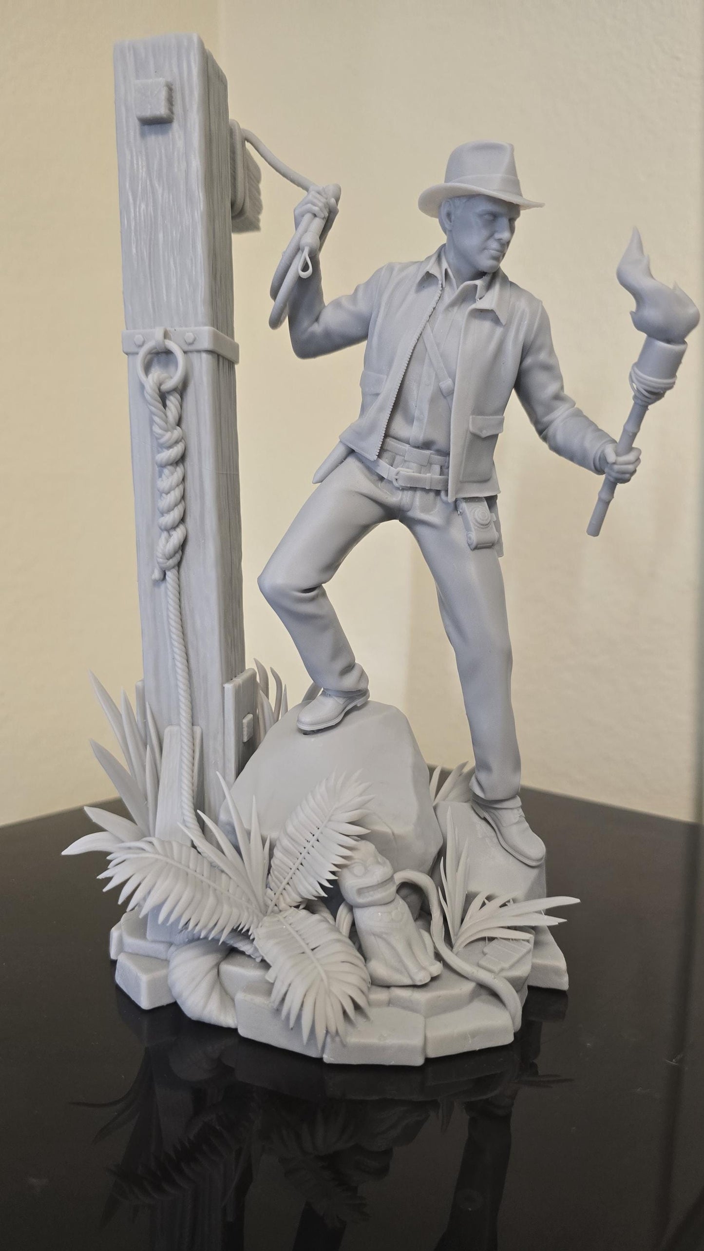 Indiana Jones (Unpainted) | Resin 3d printed Model | DIY kit