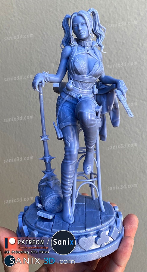 Harley Quinn | DC comic | Batman - The Joker | unpainted DIY kit