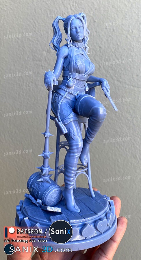 Harley Quinn | DC comic | Batman - The Joker | unpainted DIY kit