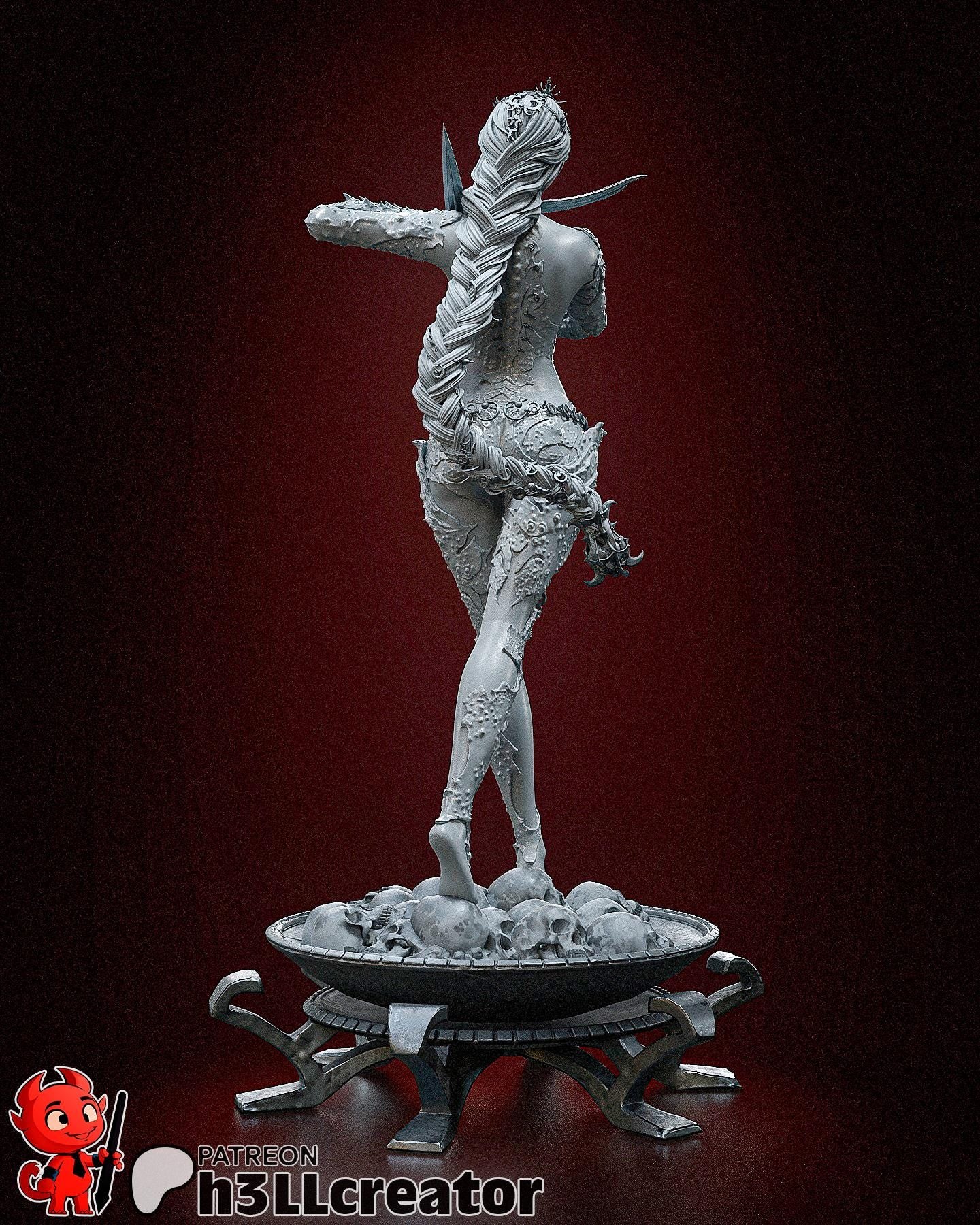 Orin (Unpainted)| Baldur’s Gate 3 | 1:12 Scale | Resin 3d printed Model | DIY kit