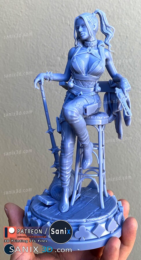 Harley Quinn | DC comic | Batman - The Joker | unpainted DIY kit