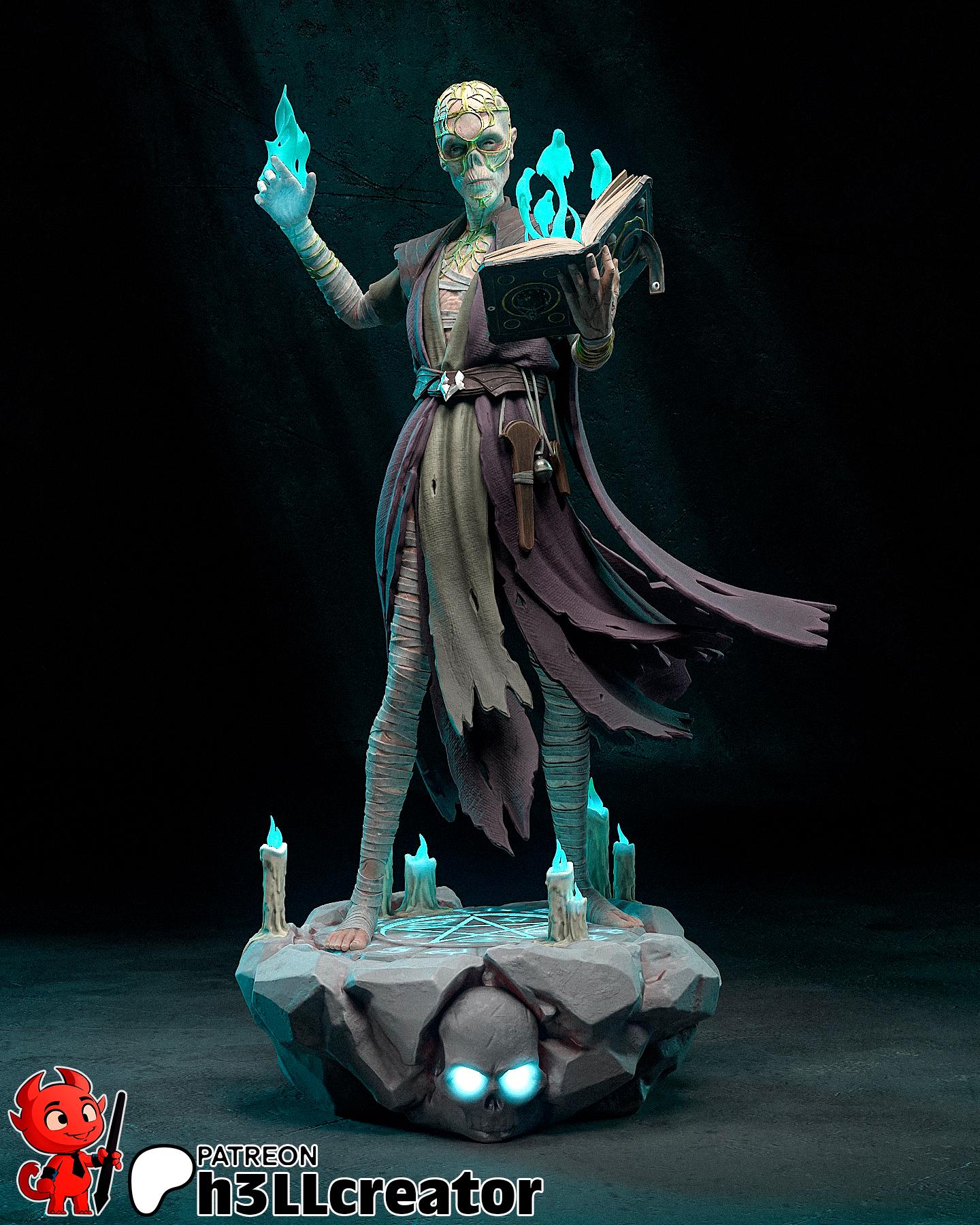 Withers (Unpainted) | Baldur’s Gate 3 | 1:12 Scale | Resin 3d printed Model | DIY kit