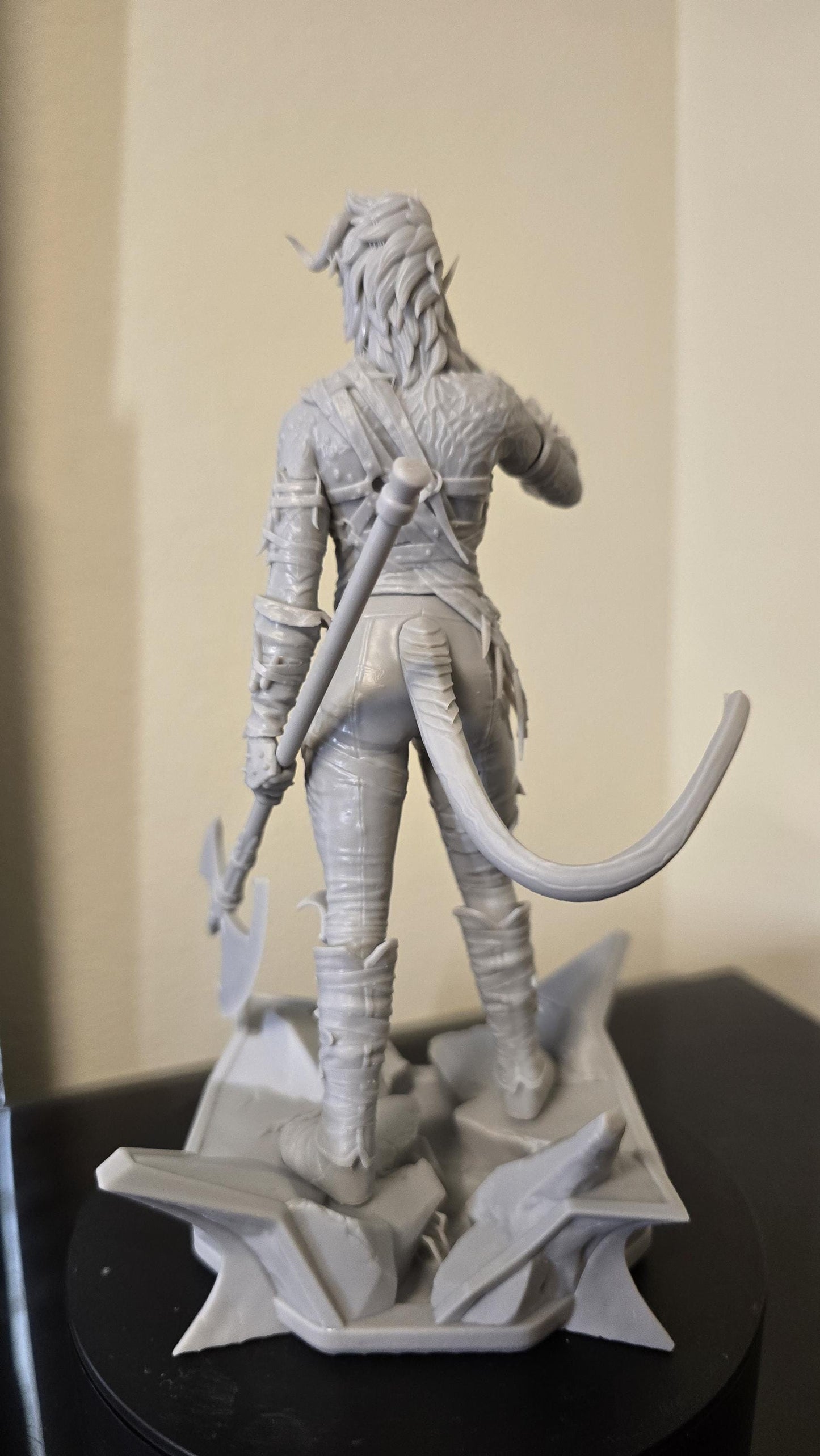 Karlach (Unpainted) | Baldur’s Gate 3 | 1:12 Scale | Resin 3d printed Model | DIY kit
