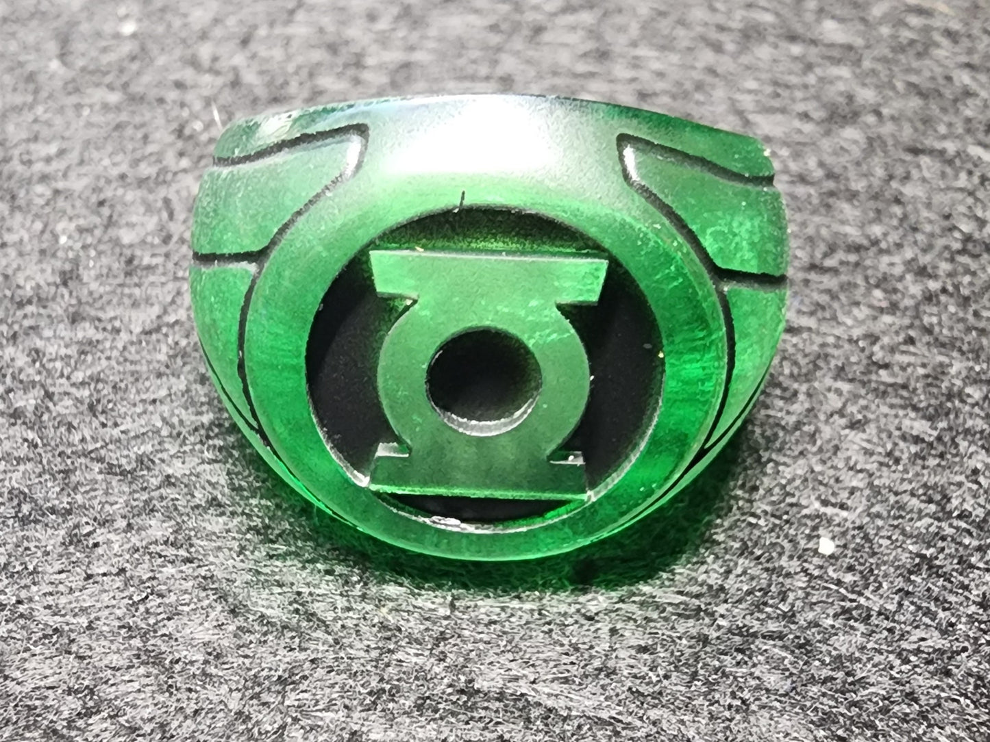3D Printed Resing Green Lantern Ring