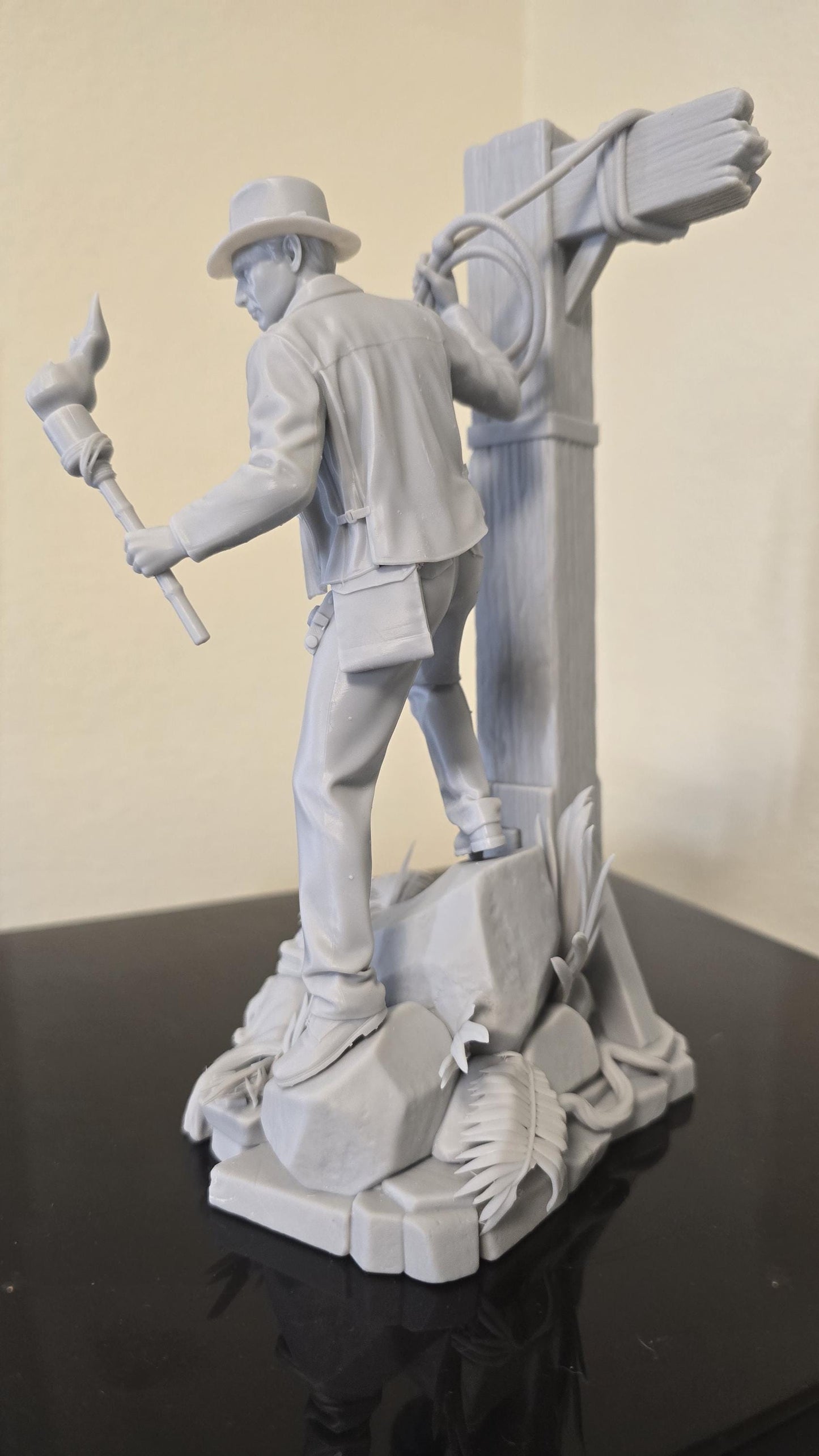Indiana Jones (Unpainted) | Resin 3d printed Model | DIY kit