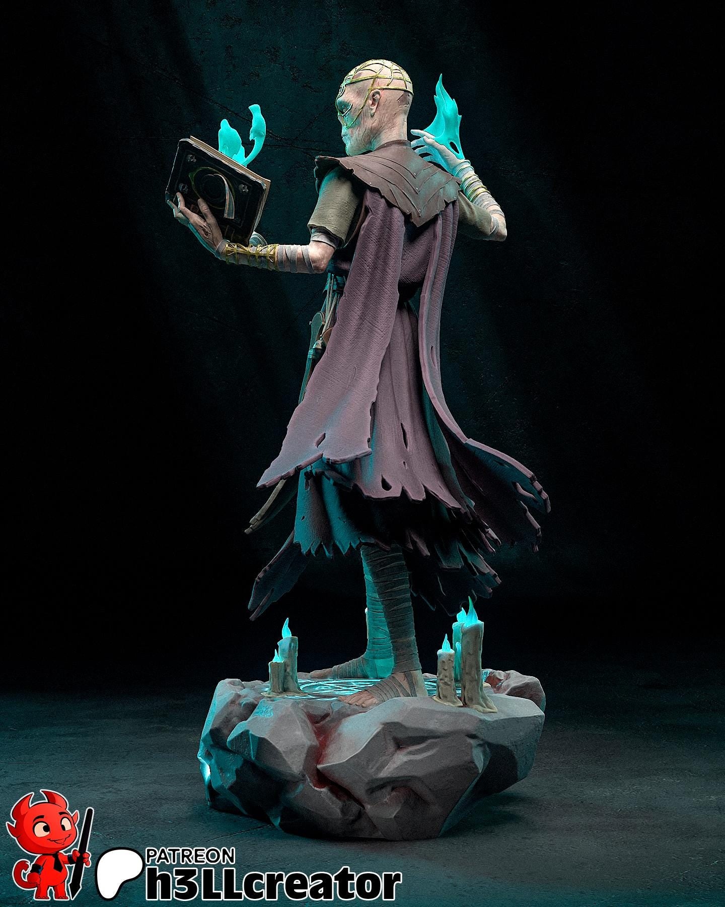 Withers (Unpainted) | Baldur’s Gate 3 | 1:12 Scale | Resin 3d printed Model | DIY kit