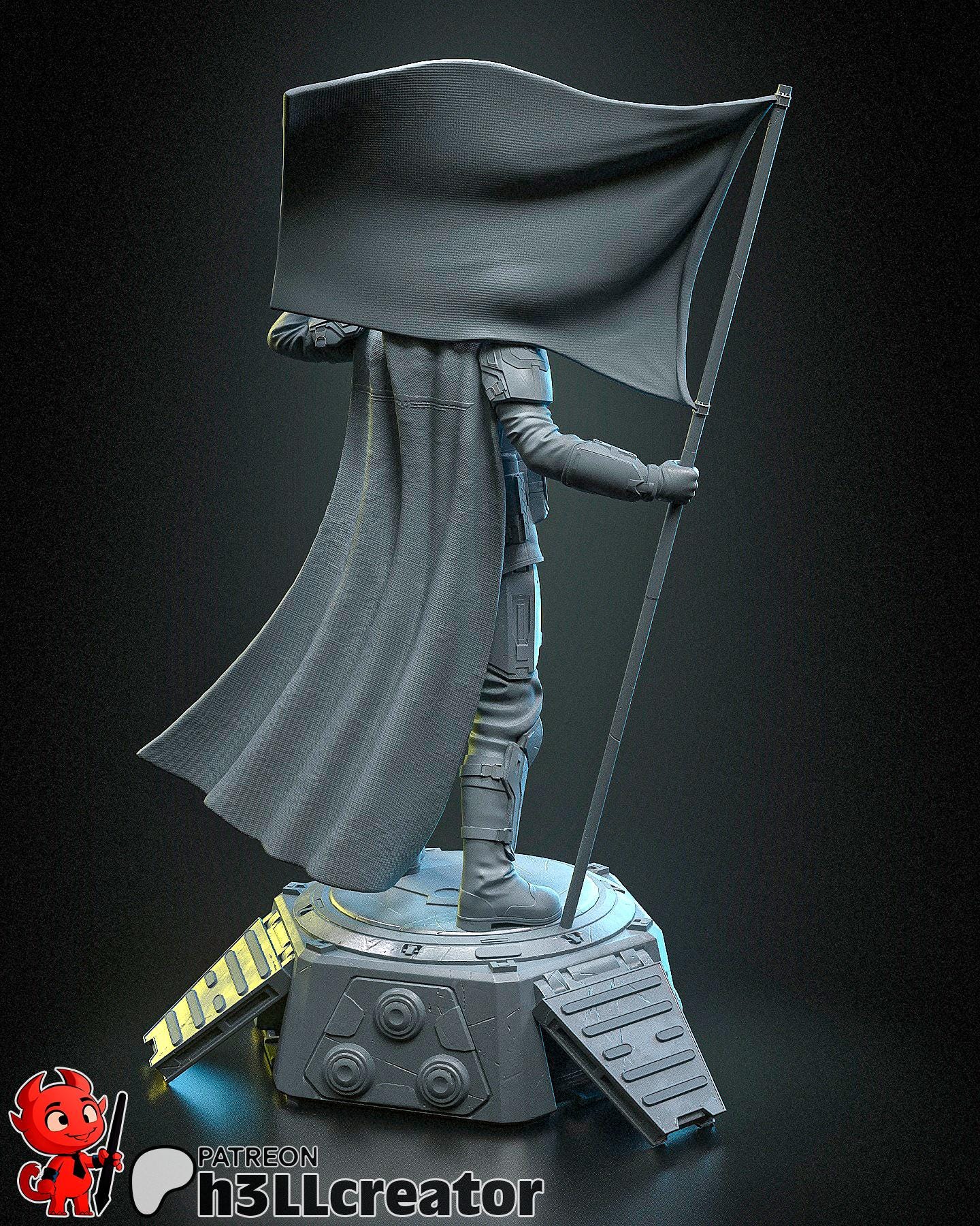 Hell Diver (Unpainted)| 1:12 Scale | Resin 3d printed Model | DIY kit