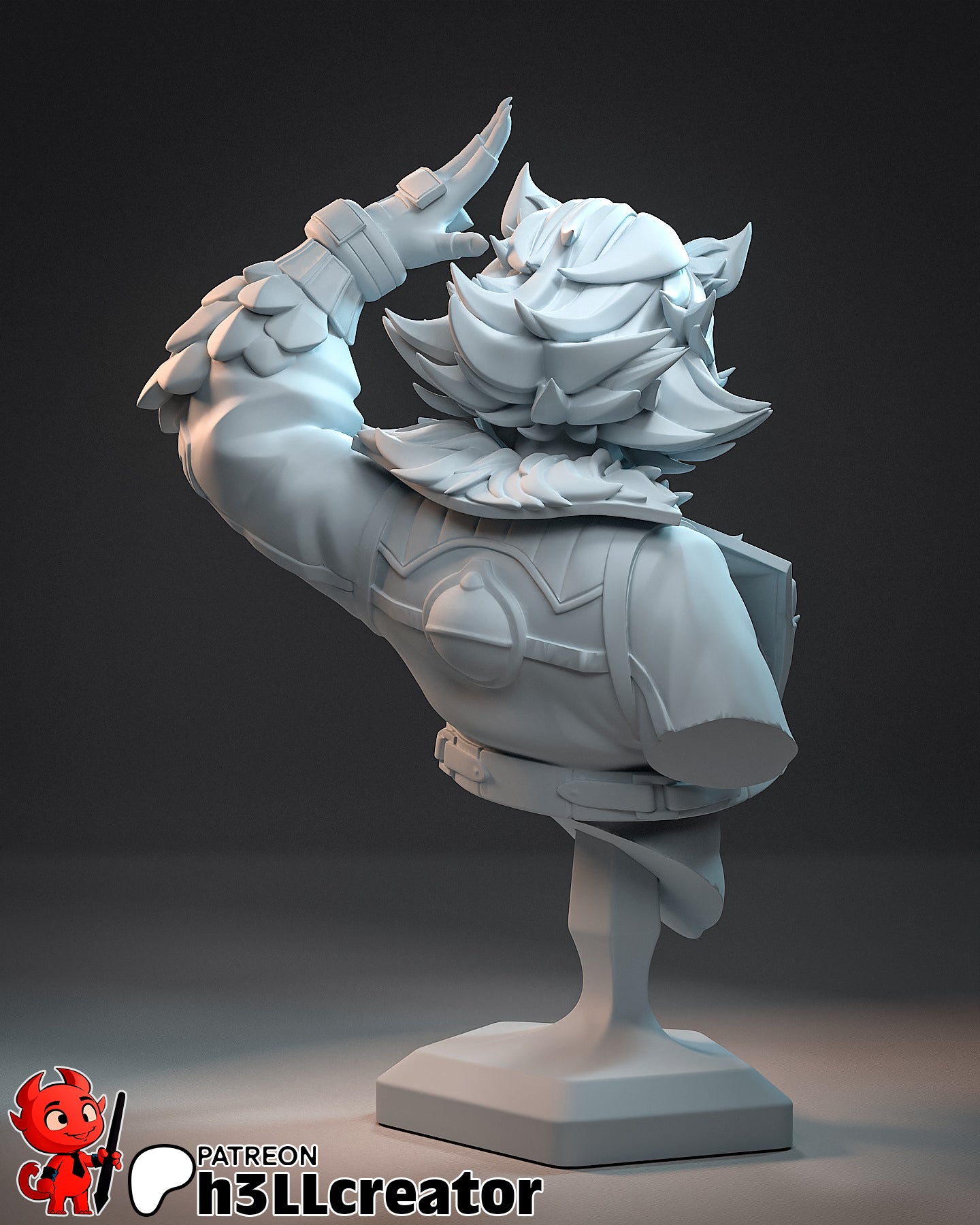 Squirrel Girl Statue (Unpainted) | Marvel Rivals | Resin 3D Printed Model