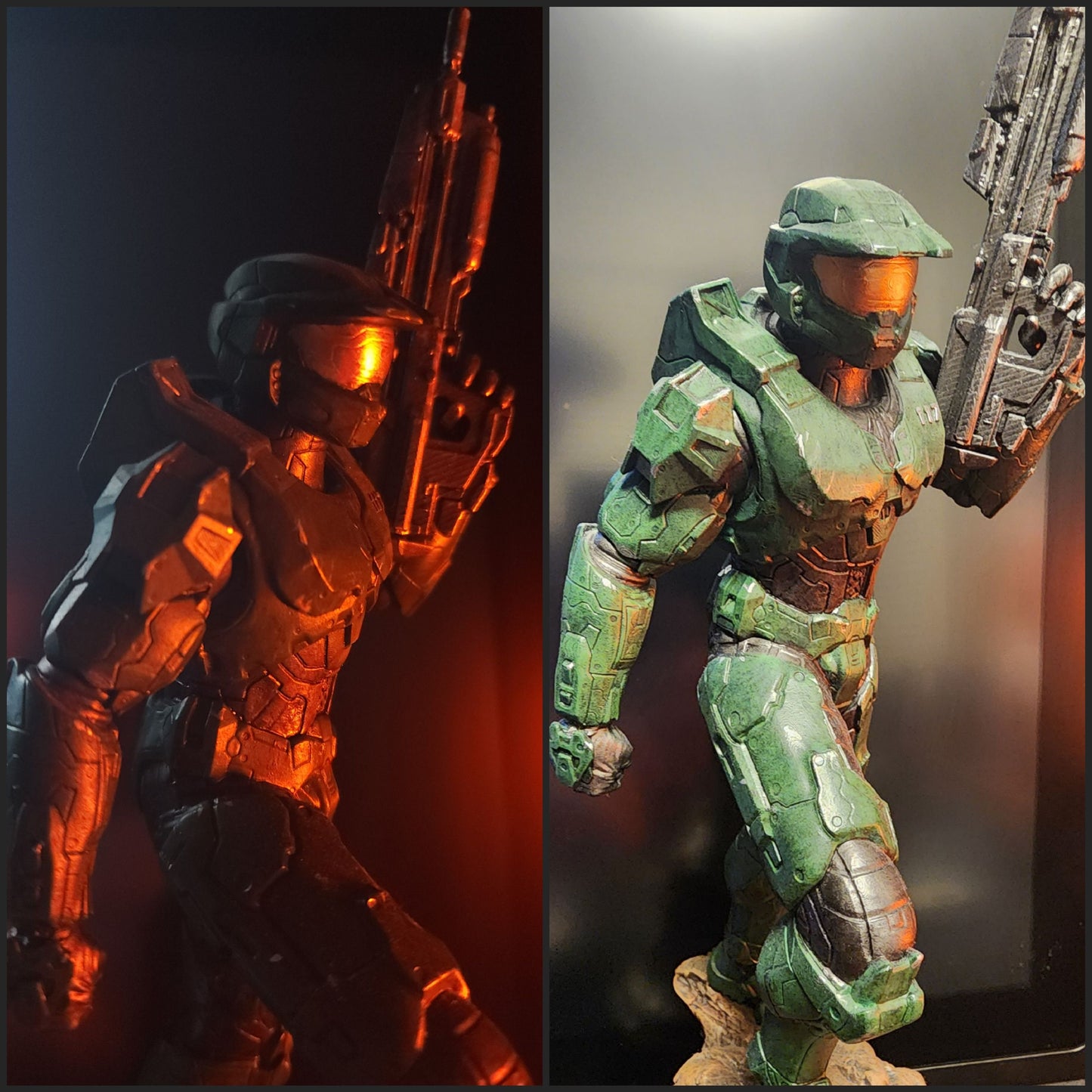 Master Chief Figure (Unpainted) | Halo | Resin 3d printed Model | DIY kit