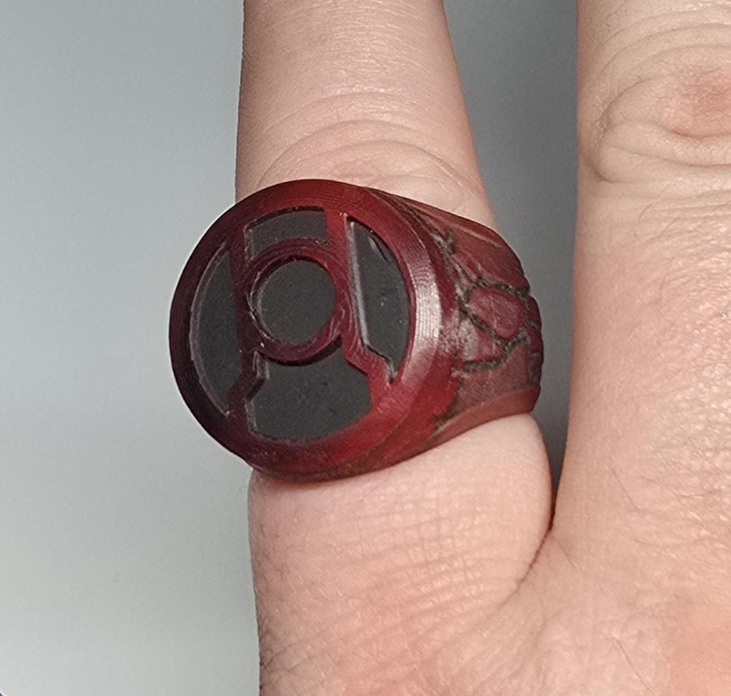 3D Printed Resing Green Lantern Ring