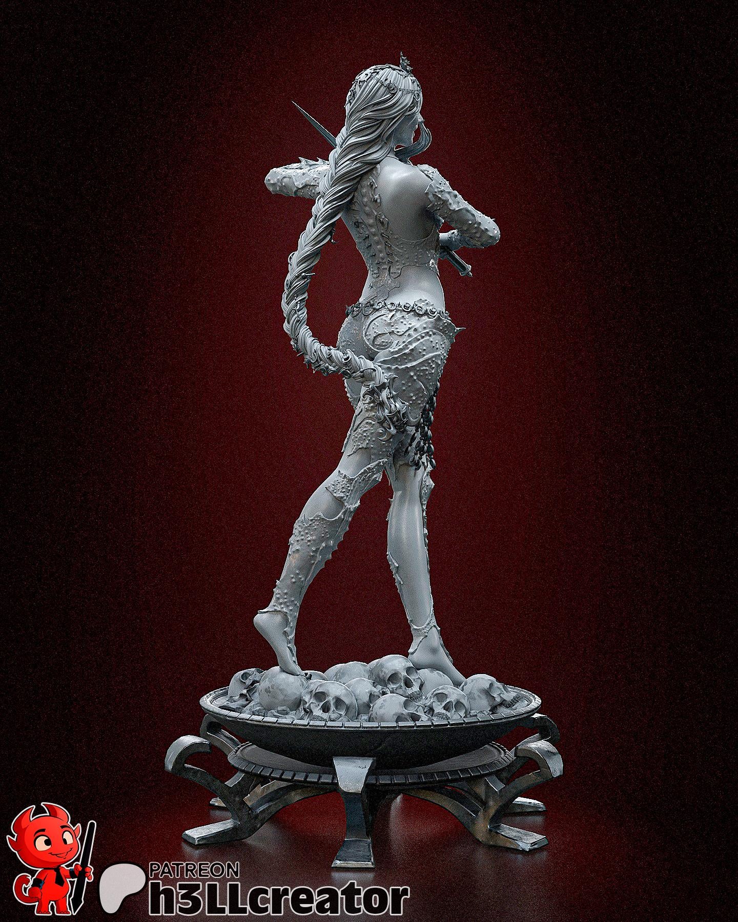 Orin (Unpainted)| Baldur’s Gate 3 | 1:12 Scale | Resin 3d printed Model | DIY kit