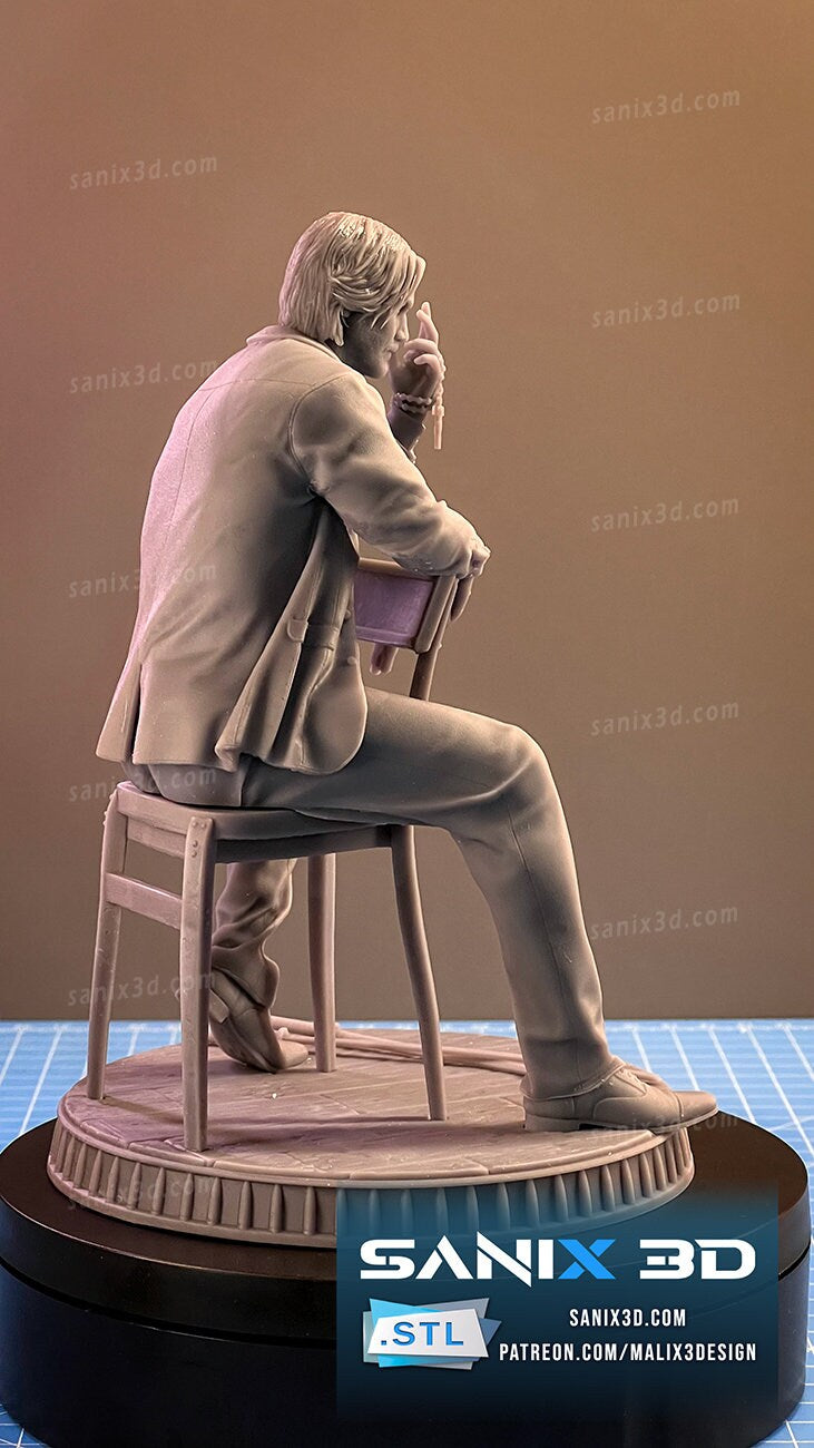 John Wick Figure (Unpainted) | Baba Yaga | Resin 3d printed Model | DIY kit