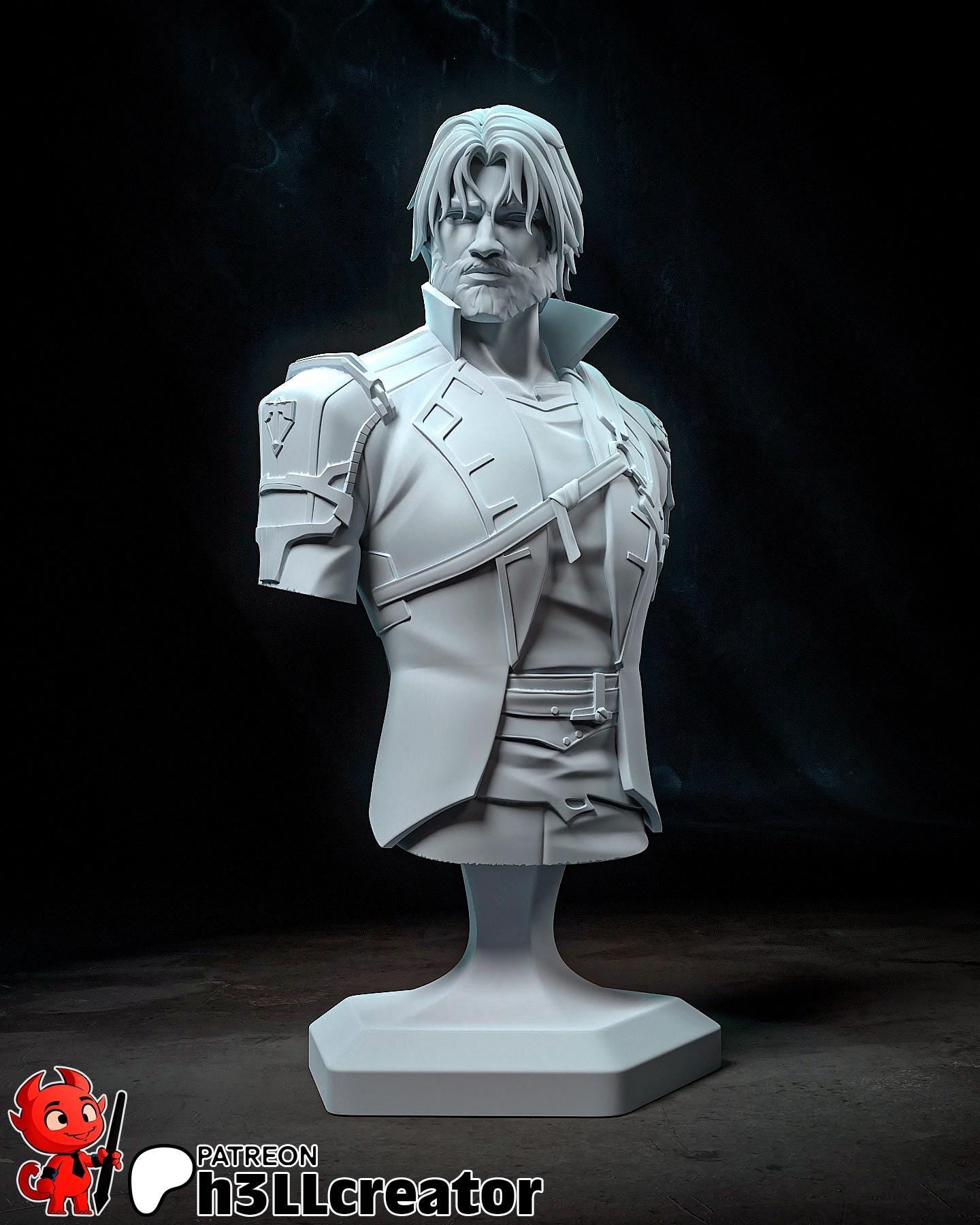Jayce Figure (Unpainted)| Arcane | Resin 3D Printed Model | DIY Kit