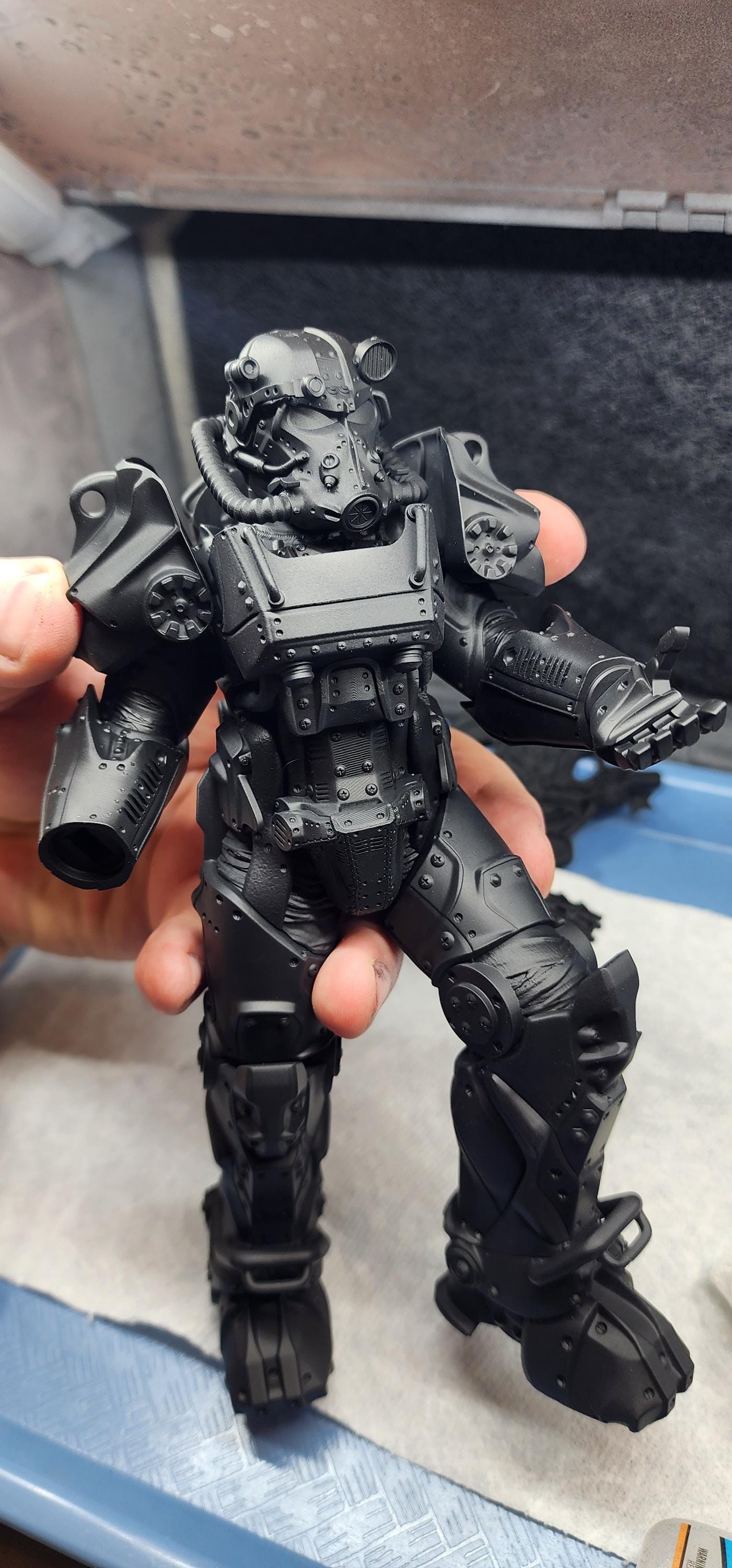 Fallout T-60 Power Armor Figure (Unpainted) | Fallout | Resin 3d printed Model | DIY kit