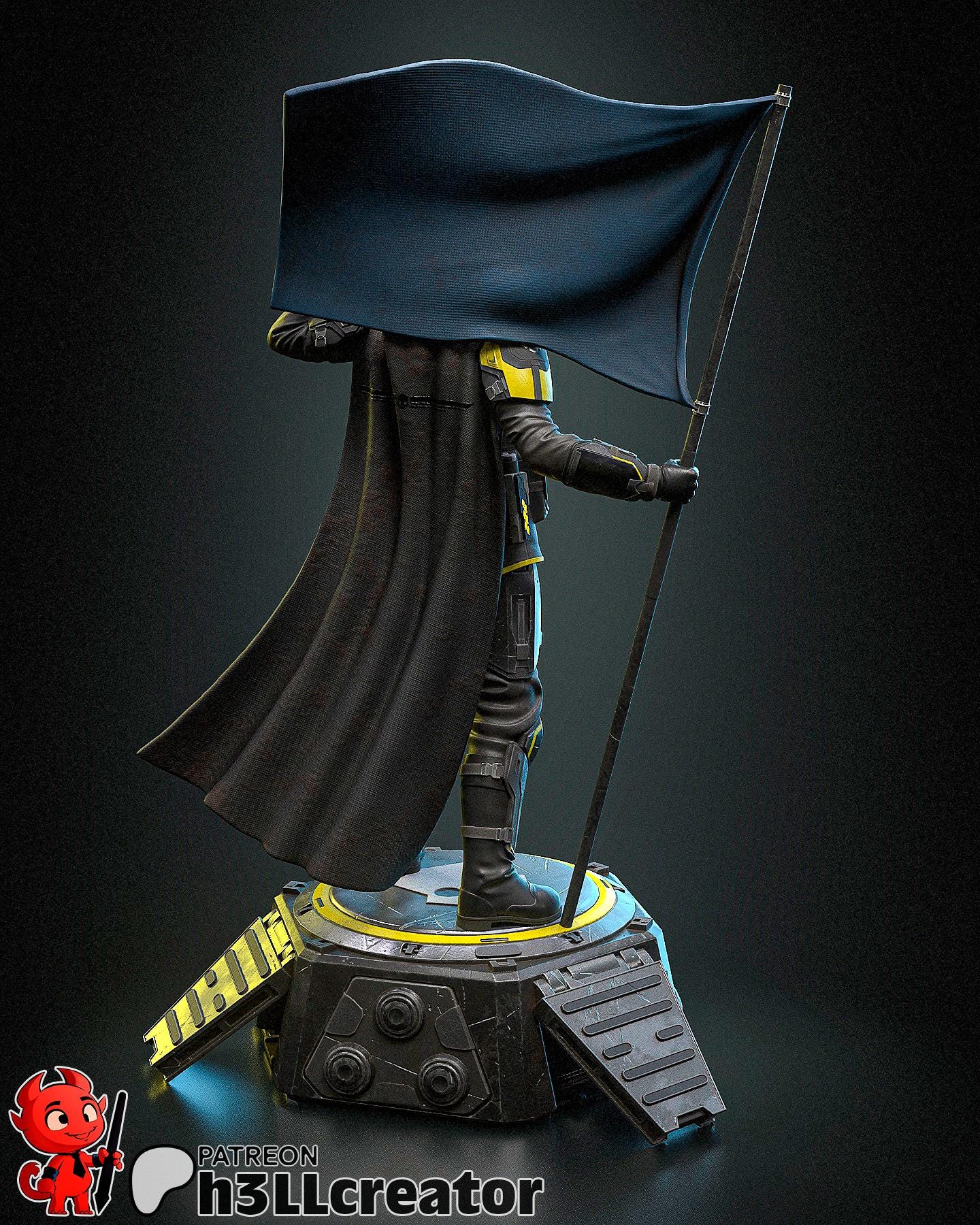 Hell Diver (Unpainted)| 1:12 Scale | Resin 3d printed Model | DIY kit