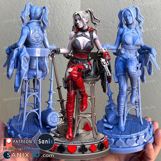 Harley Quinn | DC comic | Batman - The Joker | unpainted DIY kit