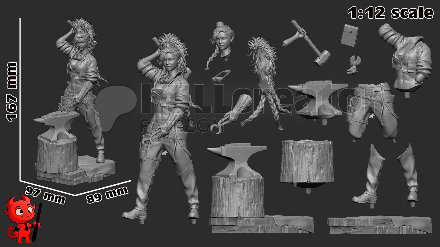 Gemma (Unpainted) | Monster Hunter Wilds | Resin 3d printed Model | DIY kit