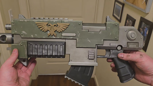 3D-Printed Warhammer 40k Bolt Rifle 3D printed cosplay prop