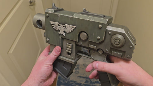 3D-Printed Warhammer 40k Bolt Pistol cosplay Prop