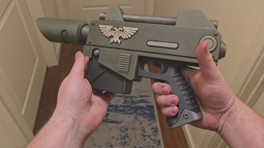 3D-Printed Warhammer 40k LasPistol cosplay Prop