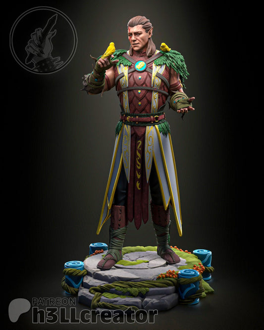 Halsin (Unpainted) | Baldur’s Gate 3  |  1:12 Scale | Resin 3d printed Model | DIY kit