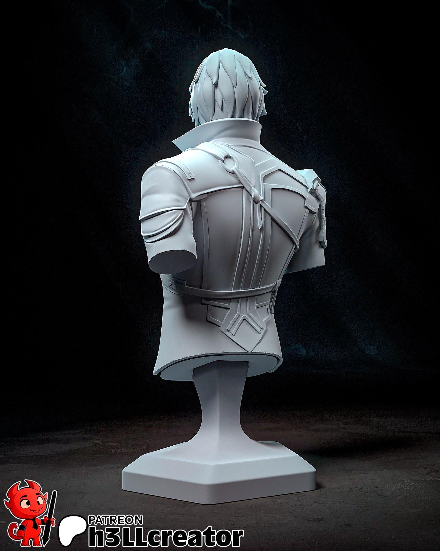 Jayce Figure (Unpainted)| Arcane | Resin 3D Printed Model | DIY Kit