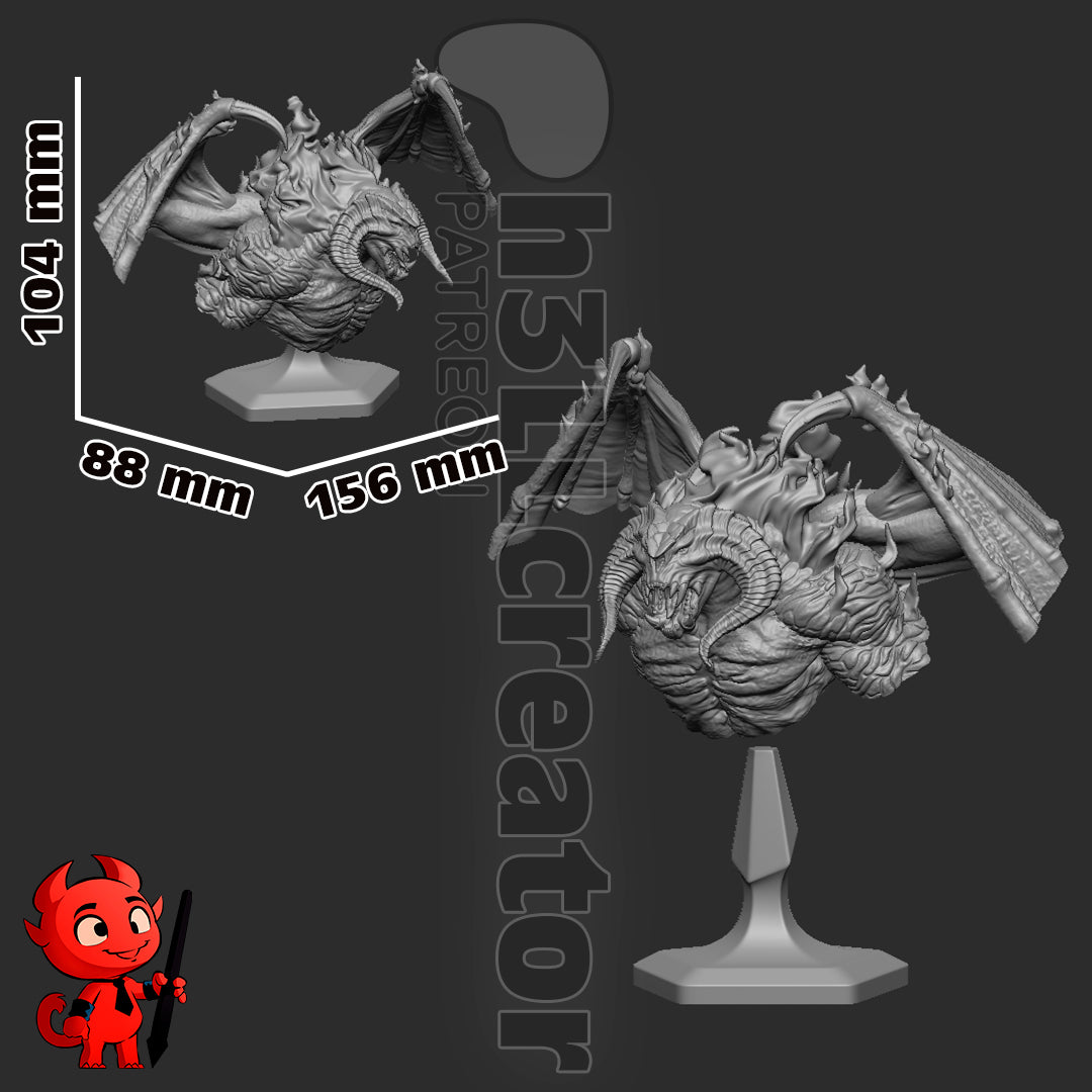 Balrog Figure (Unpainted) | Lord Of The Rings | Resin 3d printed Model | DIY kit