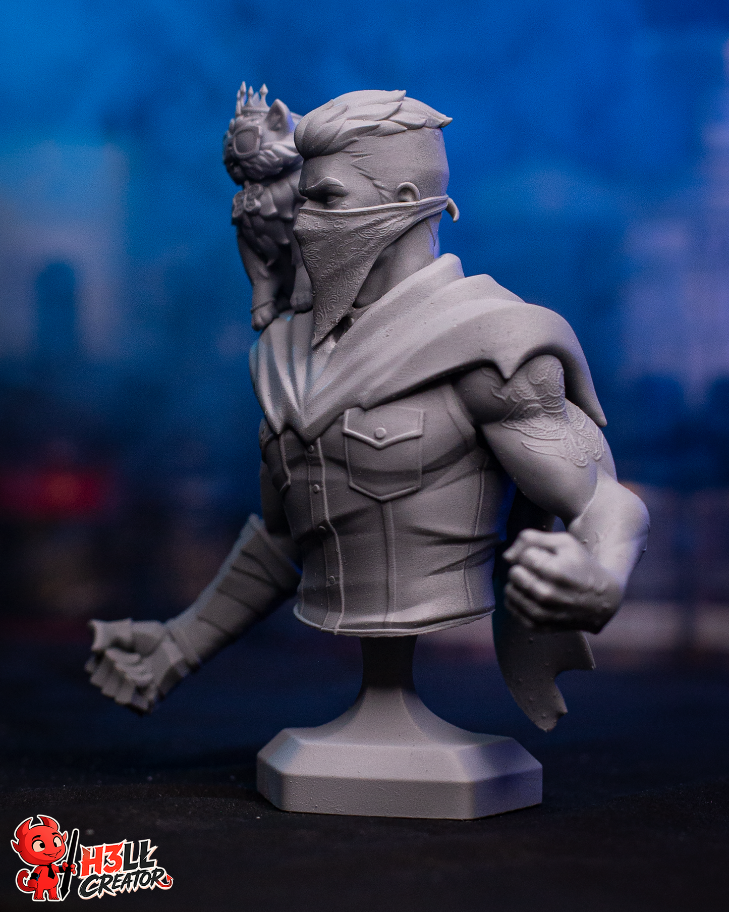 Princess Donut & Carl (Unpainted) | Dungeon Crawler Carl | Resin 3D Printed Model | DIY Kit