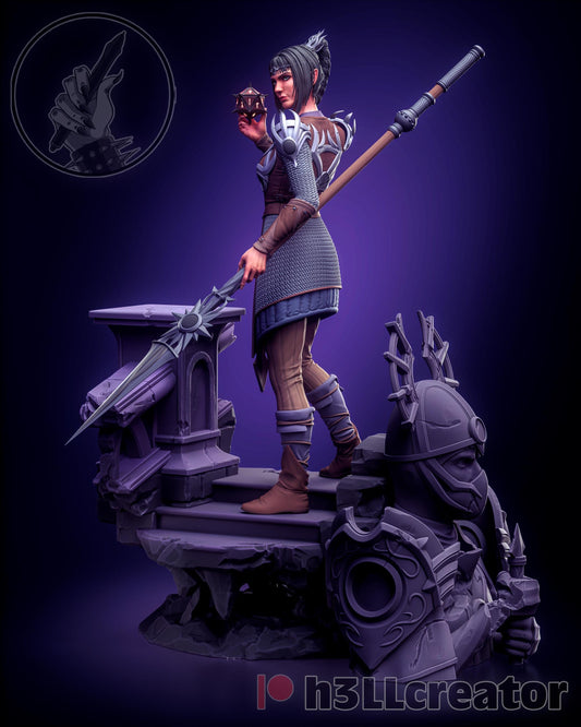 Shadowheart | Baldur’s Gate 3  |  1:12 Scale | Resin 3d printed Model | Unpainted Statue