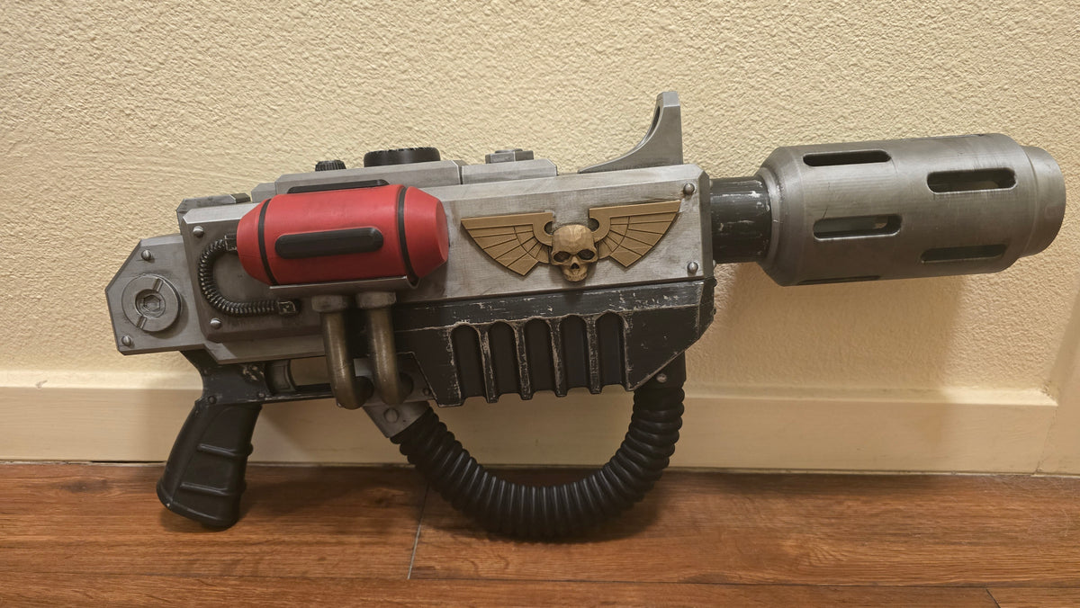 3D-Printed Warhammer 40k Imperial Melta Gu 3D printed cosplay prop