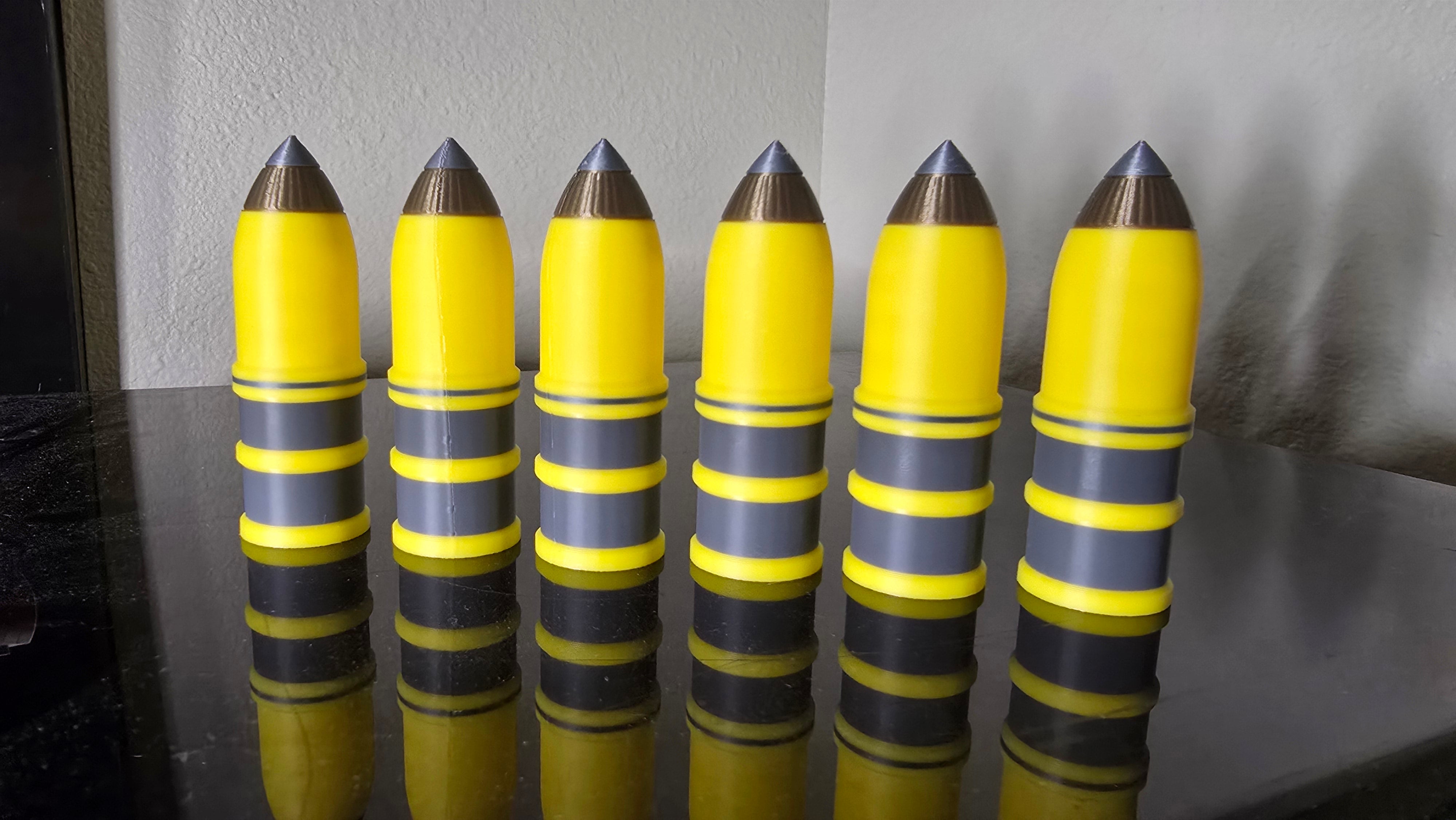 Bolter Shell 3D-Printed Warhammer 40k Bolter Shells – Set of 6 or 12 – BerkZerk3D