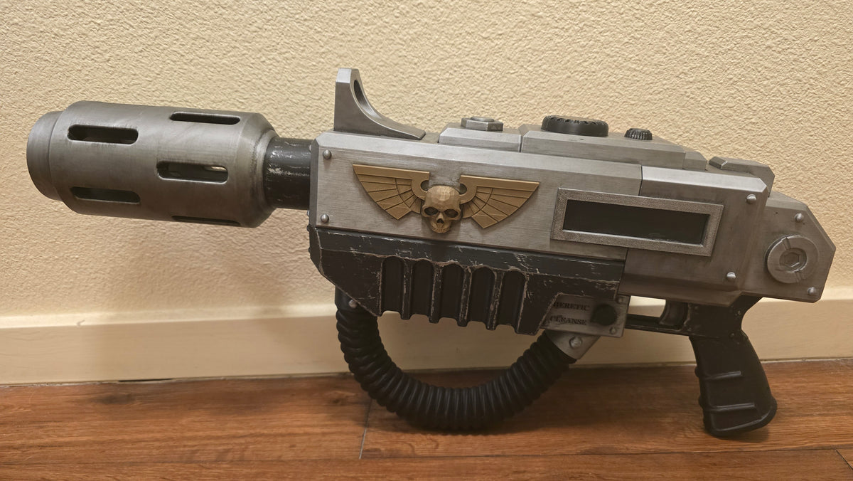 3D-Printed Warhammer 40k Imperial Melta Gu 3D printed cosplay prop